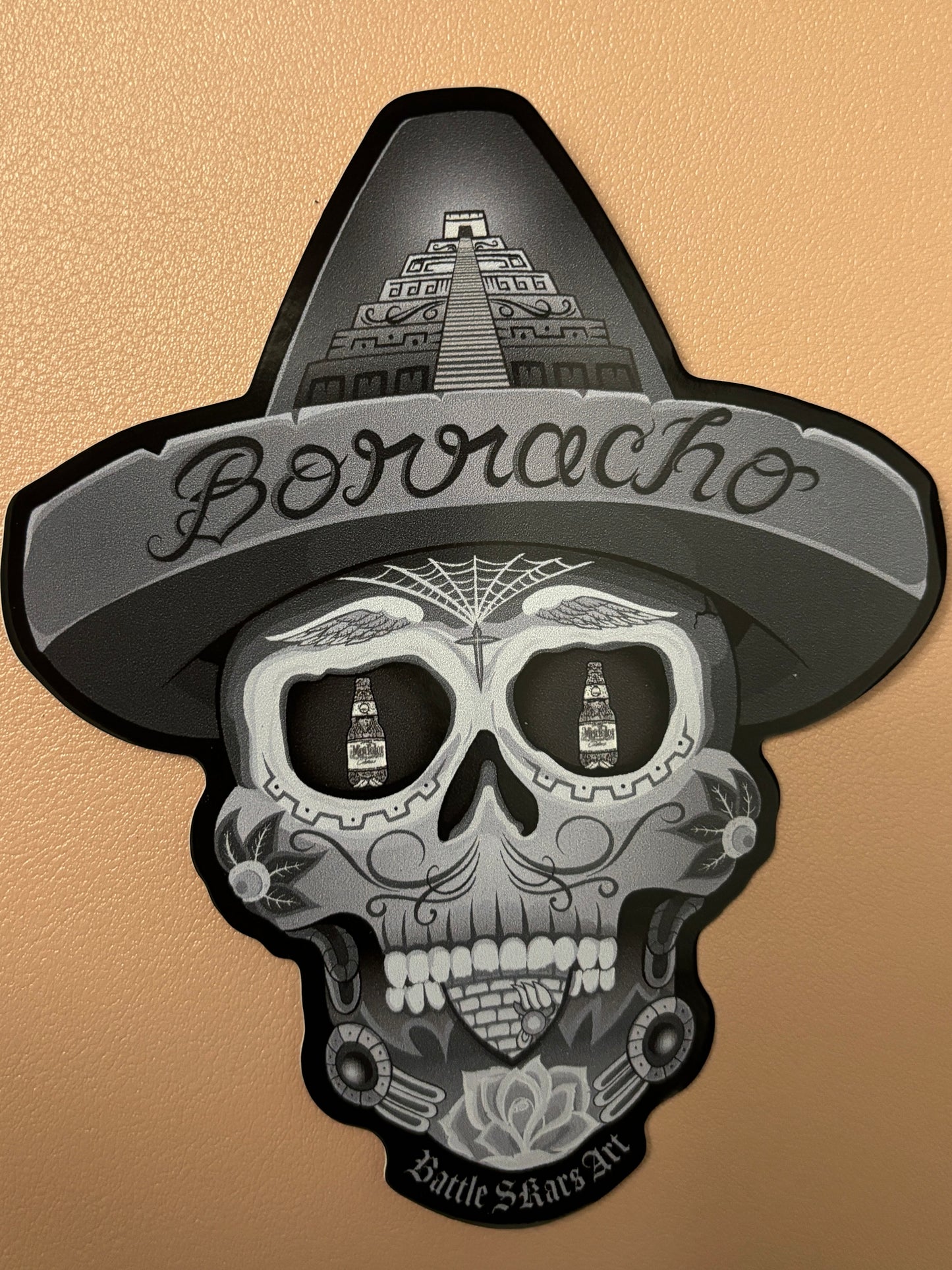 Borracho Pegatina