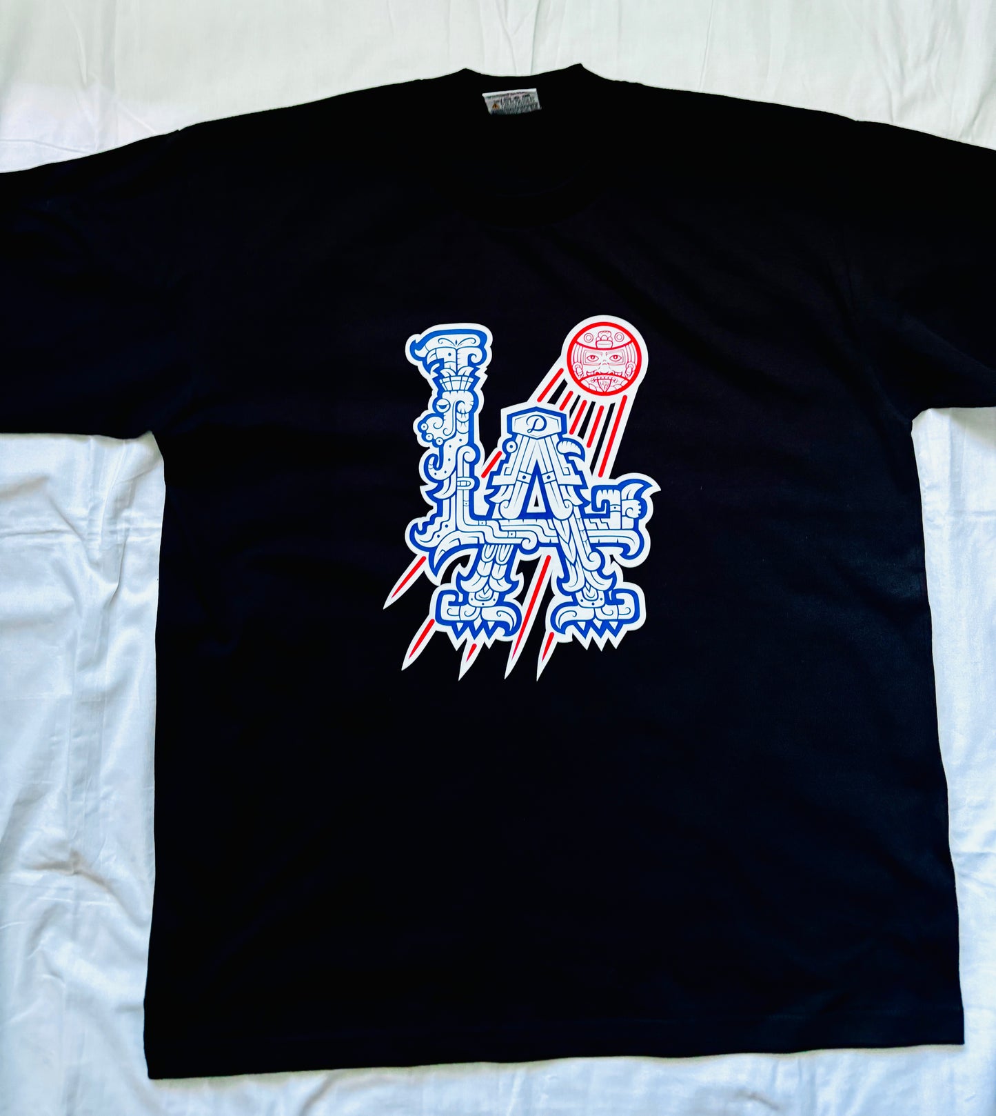 NEW Aztec LA Baseball Tshirt