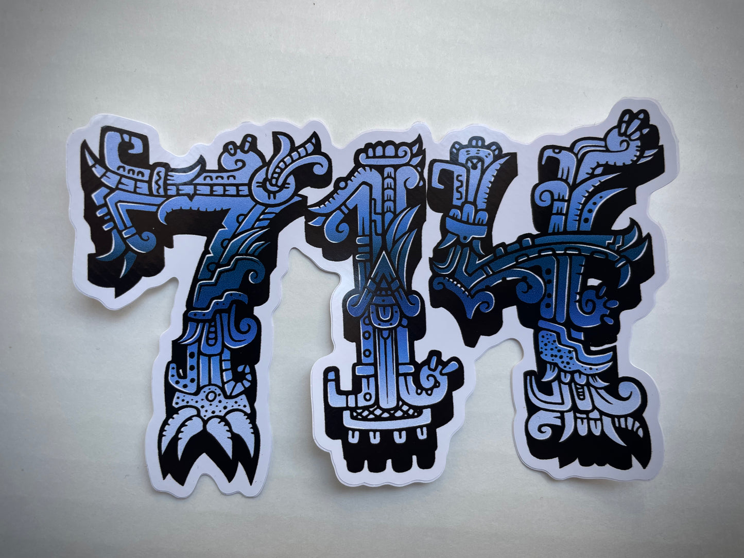 714 azteca Pegatina