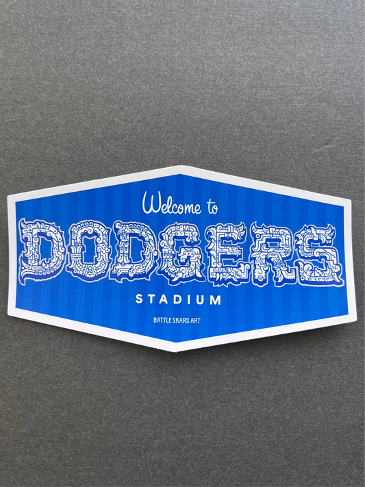 DODGERS Stadium Sticker