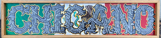 Aztec Chicano Art Painting
