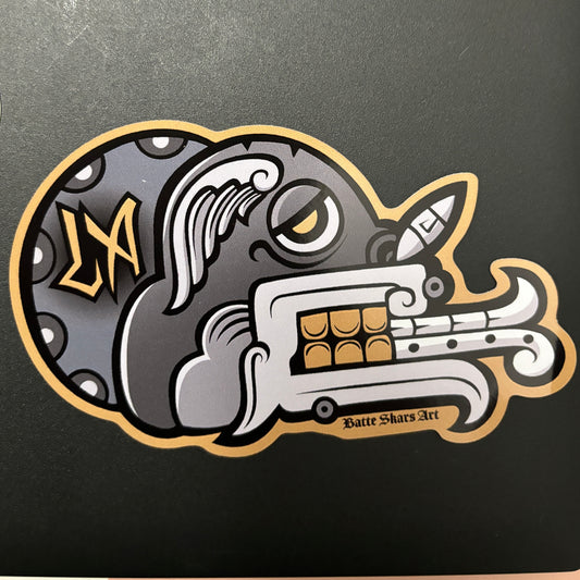 LAFC Skull Sticker