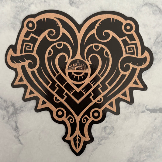 Heart of LA Sticker