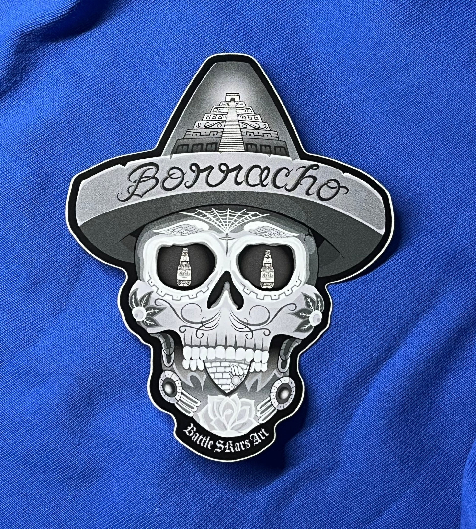 Borracho sugar skull 