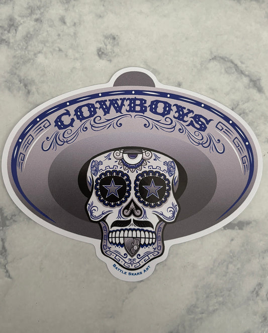 Día de los Cowboys Sticker