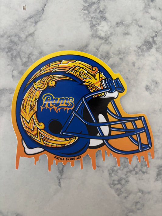 Rams Helmet Sticker