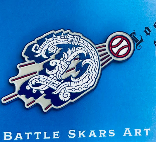 Dodgers D Aztec inspired Pin